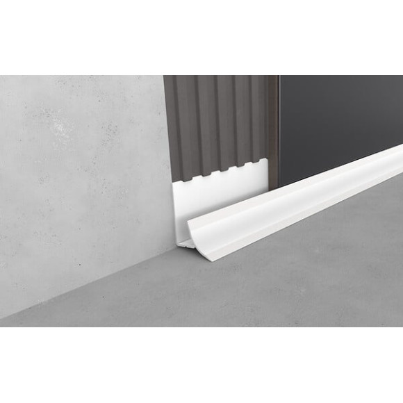 Profile angle interieur-etancheite 12mm alu argent mat 2m50