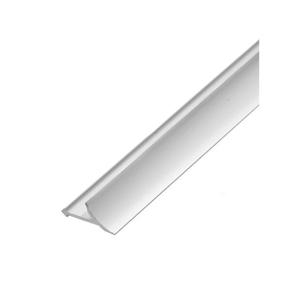 Profile angle interieur-etancheite 12mm alu argent mat 2m50