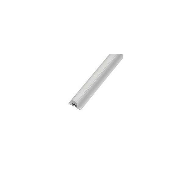 Profile dilatation-fractionnement 10mm ailes courtes pvc gris 2m50