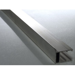 Profil monobloc bordure 16mm aluminium 3m