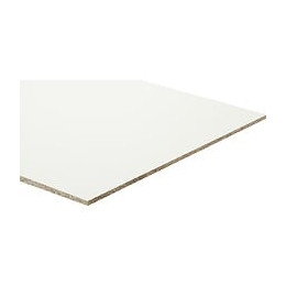 Panneau de construction HDF laqué blanc 244x122cm ep.3mm