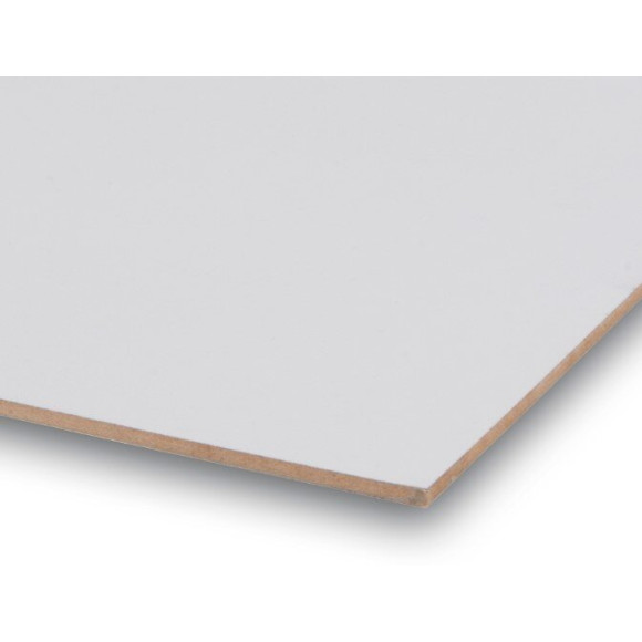 Panneau de construction HDF laqué blanc 244x122cm ep.3mm