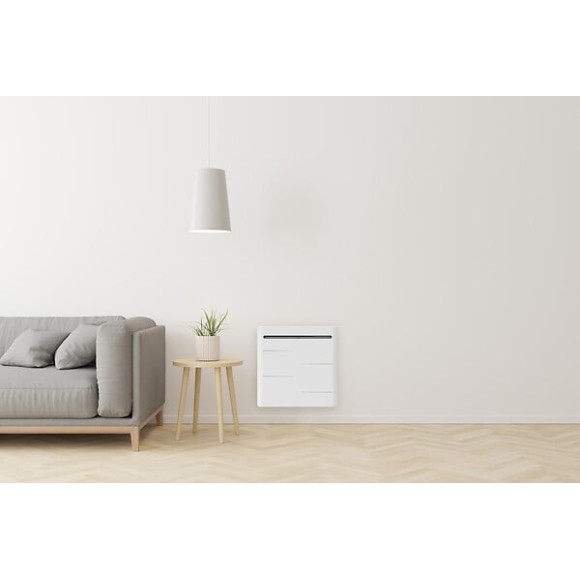 Radiateur céramique à  inertie sèche Kasual - Blanc - 1000W