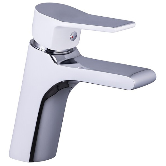 Mitigeur de Lavabo Chromé / Blanc EOS by Eurosanit