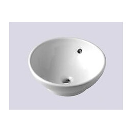 Vasque à  poser ronde - Céramique - 41x18.5x41cm