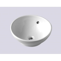 Vasque à  poser ronde - Céramique - 41x18.5x41cm