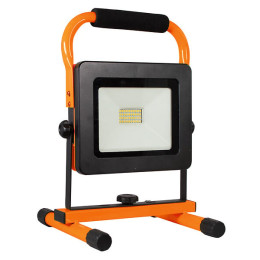 Projecteur LED rechargeable - Orange et noir - 21W - 1200lm