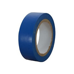 Ruban adhesif isolant pvc 10m bleu