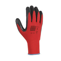 Paire de gants tous travaux cross - Rouge et noir - T9